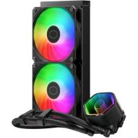 refrigeracion liquida cooler master masterliquid 240 core ii 240mm 2 ventiladores led rgb