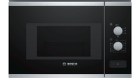 horno microondas integrable bosch bfl520ms0 20 litros sin grill cristal