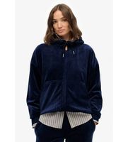 superdry para mujer w2012544a sudadera country club velour marino xxs casual poliester