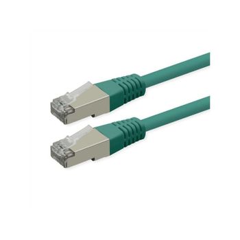 Cable de red Roline S/FTP Cat6 PoE 10 m verde