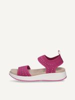 caprice sandal pink made of textiles without heel size 36