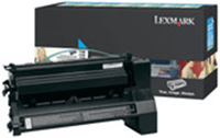 lexmark c-780c-782x-782 cartucho de impresion cian retornable 6000 pag
