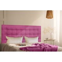 cabecero cama oslo tapizado tejido antimanchas fucsia 90x70cm