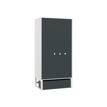 Vox Nest Freestanding Wardrobe in Larch Effect & Graphite
