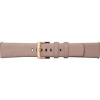 samsung urban dress classic leather 20 mm galaxy watch band - rose pink medium pink