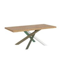 mesa extensible 90x180230 cm versalux patas roble descortezado 4a