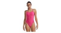 traje de bano tyr durafast elite cutoutfit lapped rosa mujer