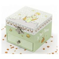 caja de musica cubo fosforescente el principito - jardin