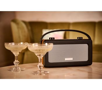 ROBERTS Vintage Portable DAB Radio - Black, Black