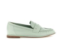 mocasines de piel napa con pliegues sage