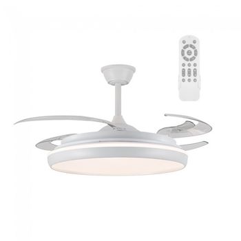 Ventilador led con aspas retráctiles michu l cct dim (80w)