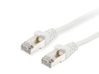 latiguillo apantallado sftp categoria 6 libre halogenos 30m color blanco equip 605530