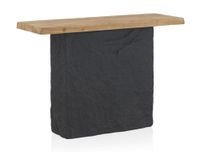 consola madera de abeto y base de poli resina mgo