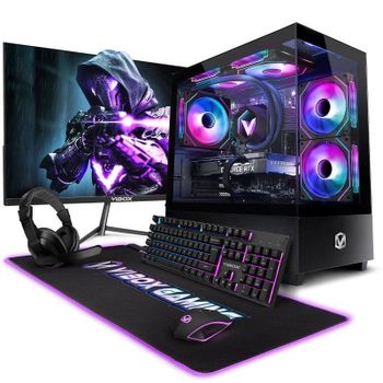 PC Sobremesa Vibox IV-8 AMD Ryzen 7 5700X 16GB 500GB SSD RTX 5050 Windows 11 WiFi