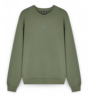 ea7 para hombre 7m001489af17787 sudadera logo series verde l deportivo algodon sportswear clasico multideporte manga corta