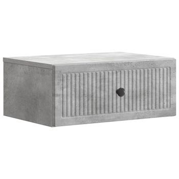 Mesita De Noche 49x34,5x20 Cm Madera - Gris
