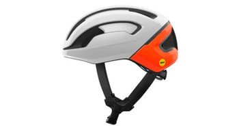 Casco poc omne air mips road blanco naranja
