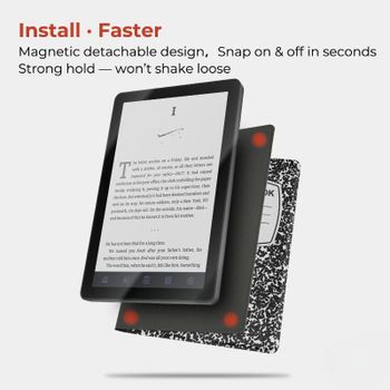 Funda Protectora Magnética con Tapa para Bigme B6 Reader de 6 Pulgadas, Función de Activación/Suspensión Automática, Funda Protectora Inteligente tipo Folio para Lector de Libros Electrónicos, Regalos