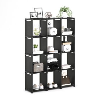 Armario Modular para Dormitorio Baño, Negro