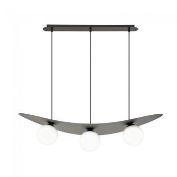 Lámpara de techo camerino opal (3 luces)