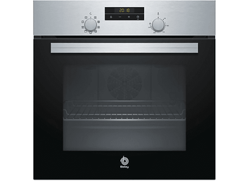 Horno - Balay 3HB2030X0, 66 L, Multifunción, 3300 W, Puerta abatible