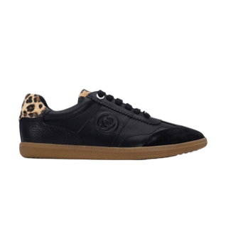 Carmela para mujer. 16264004-NEGRO Zapatillas de Piel 162640 negro (38), Plano, Cordones, Casual