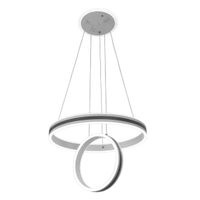 colgante alpes gris 104w 3000-4000-6000k regx50x50 cm 8320lm cremoto y regintensidad
