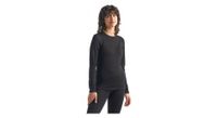 camiseta de manga larga para mujer icebreaker 260 tech black