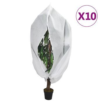 Cubiertas Para Plantas Con Cremallera 10 Uds 70 G/m² 3,93x3,5 M Vidaxl
