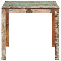 mesa de comedor - mesa de cocina de madera maciza reciclada 82x80x76 cm