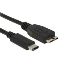 cable usb delock 05 m usb 32 gen 2 c a micro-usb b negro