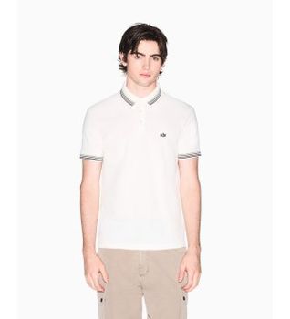 A|X Armani Exchange para hombre. XM002326AF13026U1074 Polo Breath beige (XXL), Casual, Algodón, Manga corta