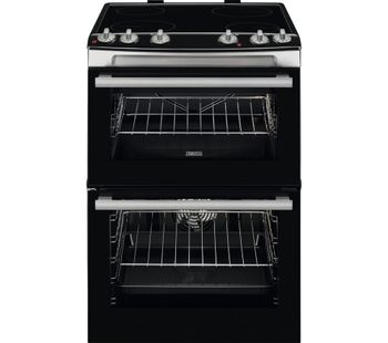 ZANUSSI ZCV66060XE 60 cm Electric Ceramic Cooker - Stainless Steel, Stainless Steel
