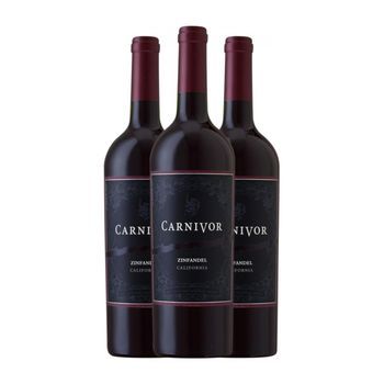 Carnivor Vino Tinto California 75 Cl 14.5% Vol. (pack De 3 Unidades)