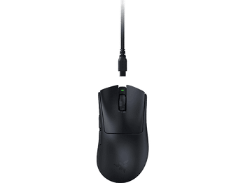 Ratón gaming - Razer DeathAdder V4 Pro, Inalámbrica, 45000 dpi, Sensor óptico Focus Pro 45K Gen-2, Negro