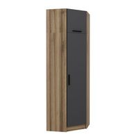armario kale-2303 roble antracita 74x235x52 cm
