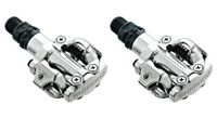 pedales spd shimano m520 clipless mtb plata