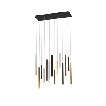 Lámpara colgante led cala ii (14x6w)