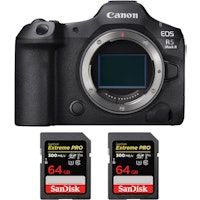 eos r5 mark ii  2 sandisk 64gb extreme pro uhs-ii sdxc 300 mbs  ebook mczdirect