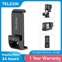 telesin para gopro 9 10 11 12 cubierta lateral impermeable facil extraible tipo c puerto de cubierta de carga para gopro hero 9 10 11 bateria