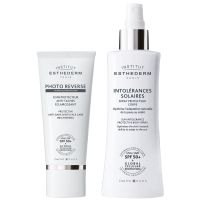 institut esthederm advanced sun protection face  body duo