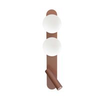 aplique de pared bubble 2 luces