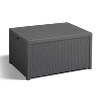 mesa con almacenaje arica grafito keter