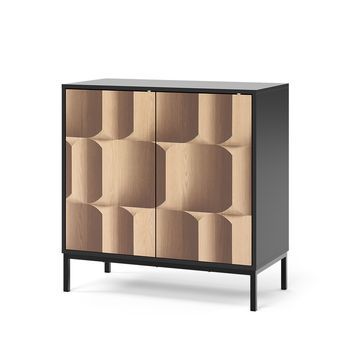 Aparador Eliza 80 X 81.2 Cm Con 2 Puertas Vicco