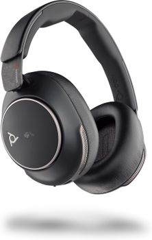 POLY Auriculares Voyager Surround 80 UC con certificación Microsoft Teams USB-C + Adaptador USB-C/A