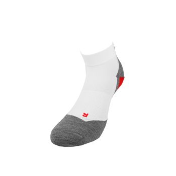 Falke RU5 Race Short Calcetines Para Correr Hombres-Blanco,Gris