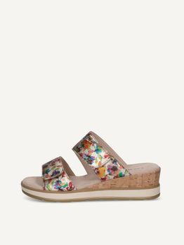 CAPRICE Mule, metallic, made of Leather without heel, Size 36