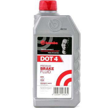 Líquido de frenos y embrague Brembo DOT 4 0.5lt