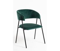 silla mihu black terciopelo - verde