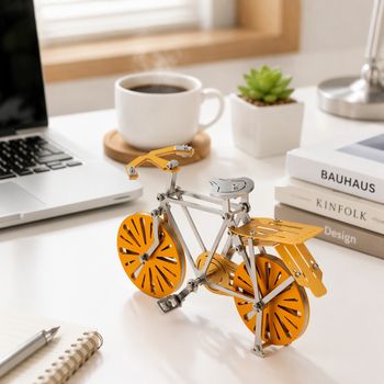 MOKR, rompecabezas de metal 3D con forma de bicicleta, kit de montaje para ensamblar, modelo para regalar en cumpleaños, juguete para estimular el pensamiento lógico, ideal para adultos.